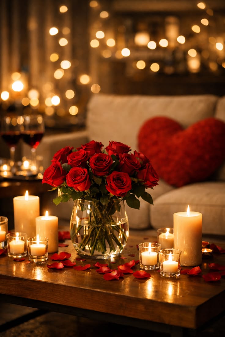 Romantic floral arrangement